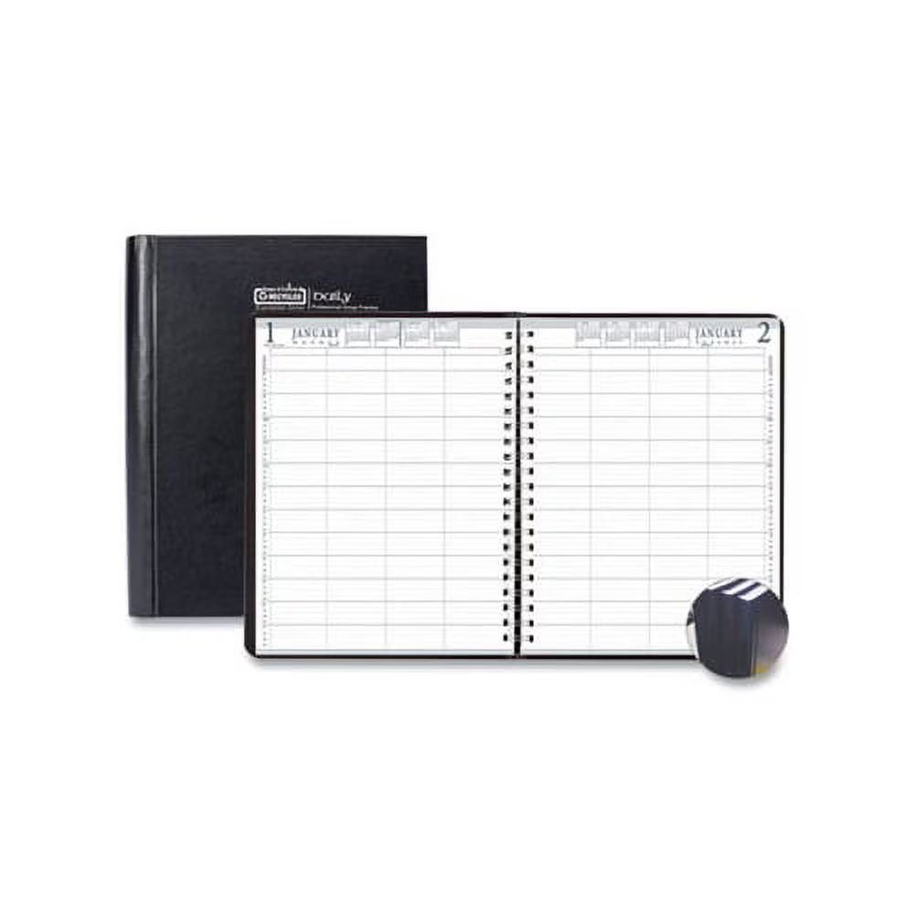 Black Hardcover Appointment Book 11 x 8.5 C666538