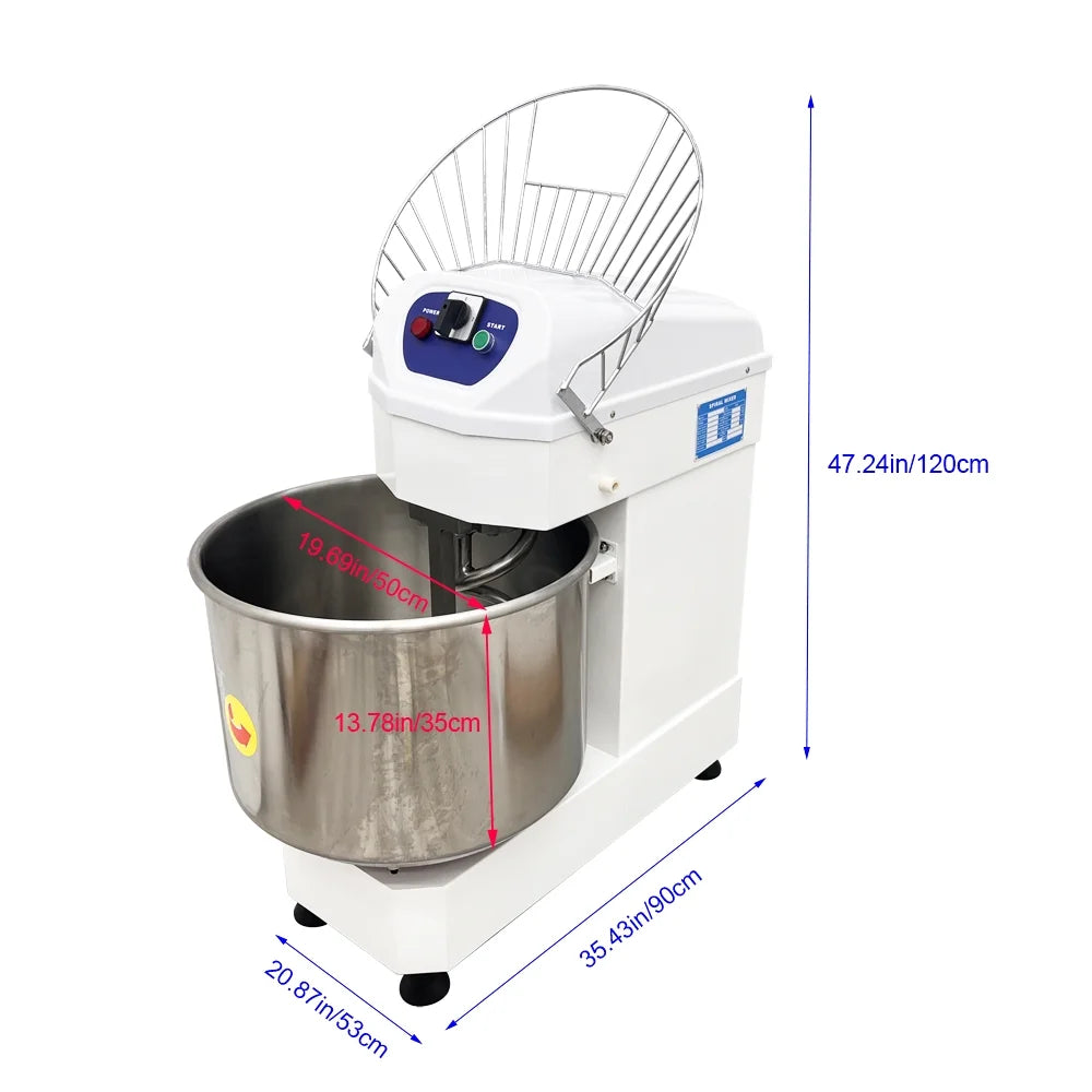60L Commercial Stainless Steel Dough Mixer R534163