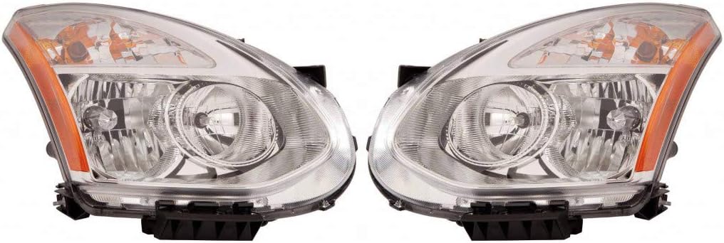Headlight Assembly for Nissan Rogue 2009 2010 Passenger Side Halogen Y891