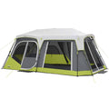 18& x 10& 12-Person 2-Room Instant Cabin Tent S4095