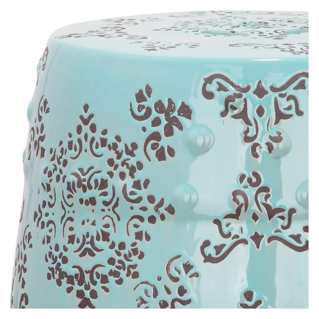 Blue Garden Stool K747581