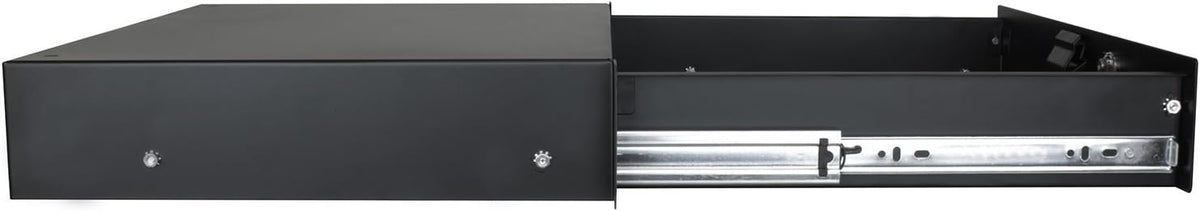 Standard Sliding Steel Rack Drawer 2U with Slam Latch & Key Lock K727