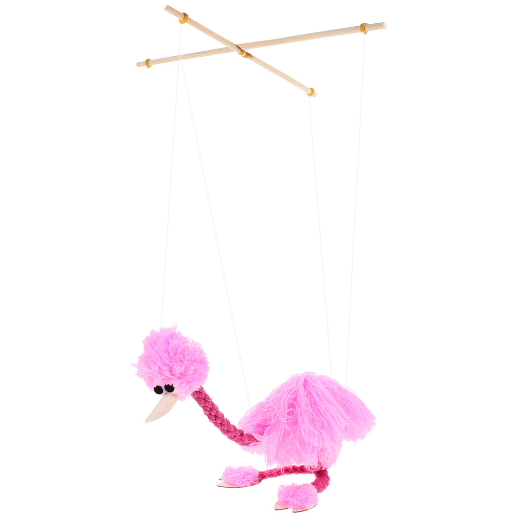 Flamingo Marionette Puppet Plush Animals W10075