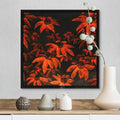 Black Float Frame Canvas Art - 16 x 16 O17578