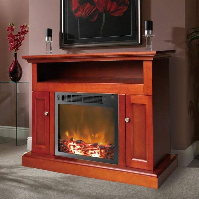 47x22 Blue Electric Fireplace TV Stand G7114