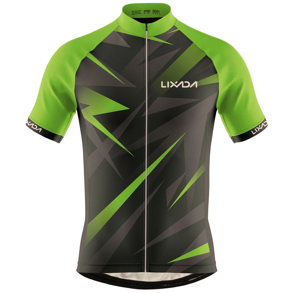 Men Cycling Jersey Short Sleeve Bike Shirt Padded Shorts MTB Clothing Suit X857394