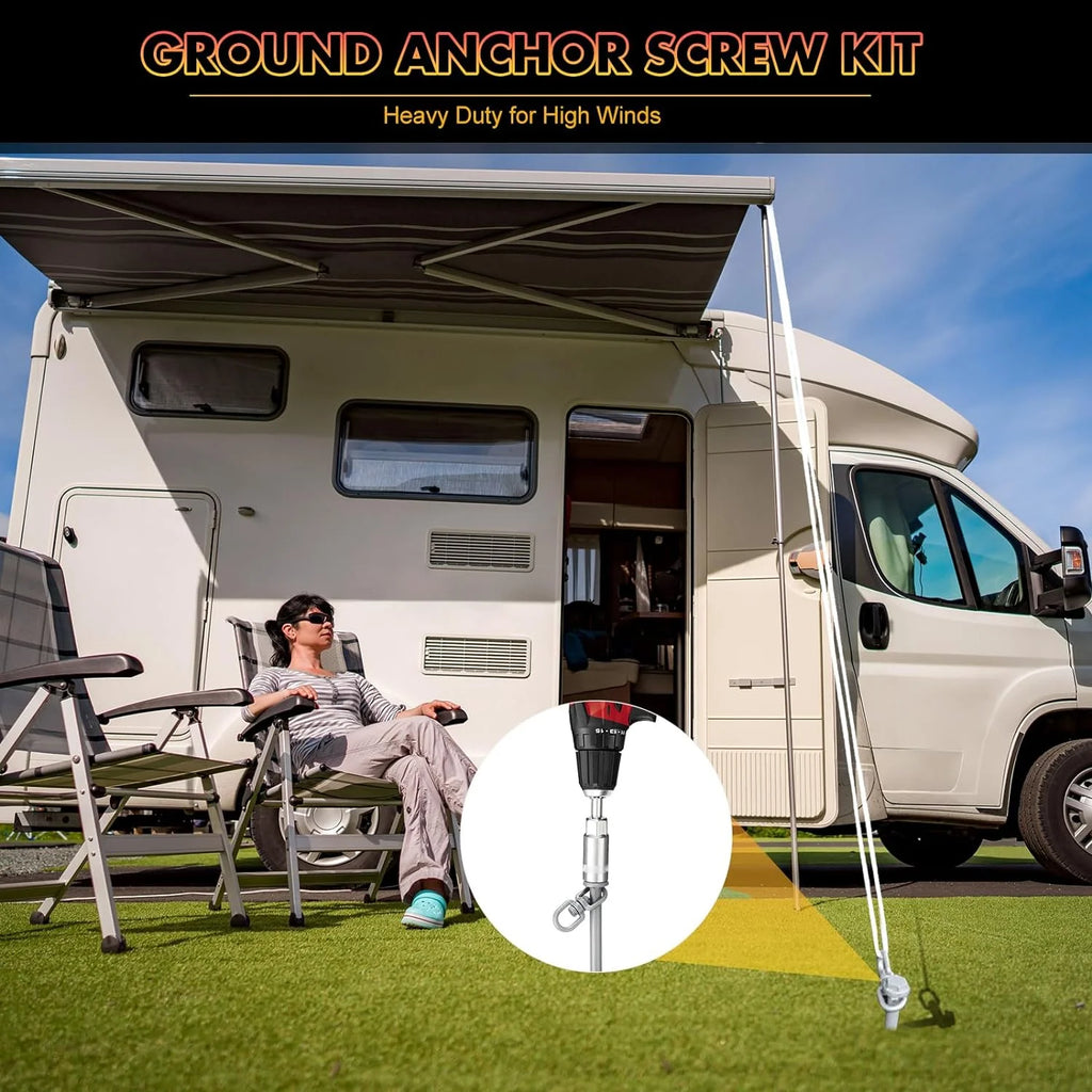 24 Pcs 12 Inch Heavy Duty Ground Stakes with Hook W88816