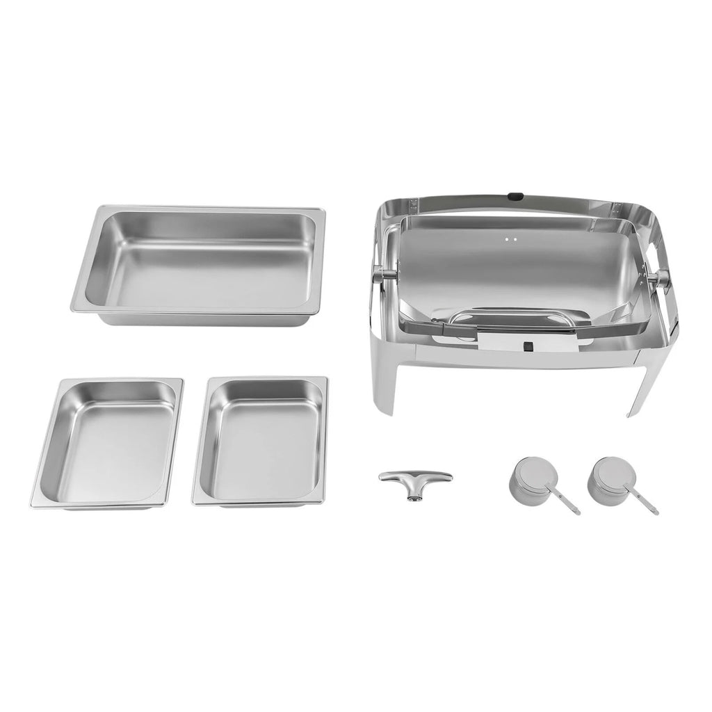 9.54QT Stainless Steel Chafing Dish Set J90671