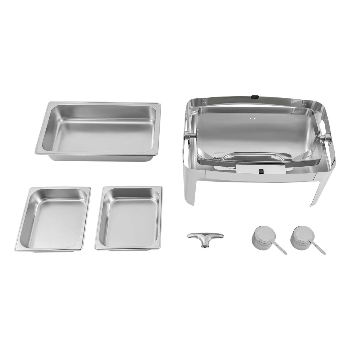 9.54QT Stainless Steel Chafing Dish Set J90671