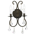 2 Light English Bronze Sconce O30044
