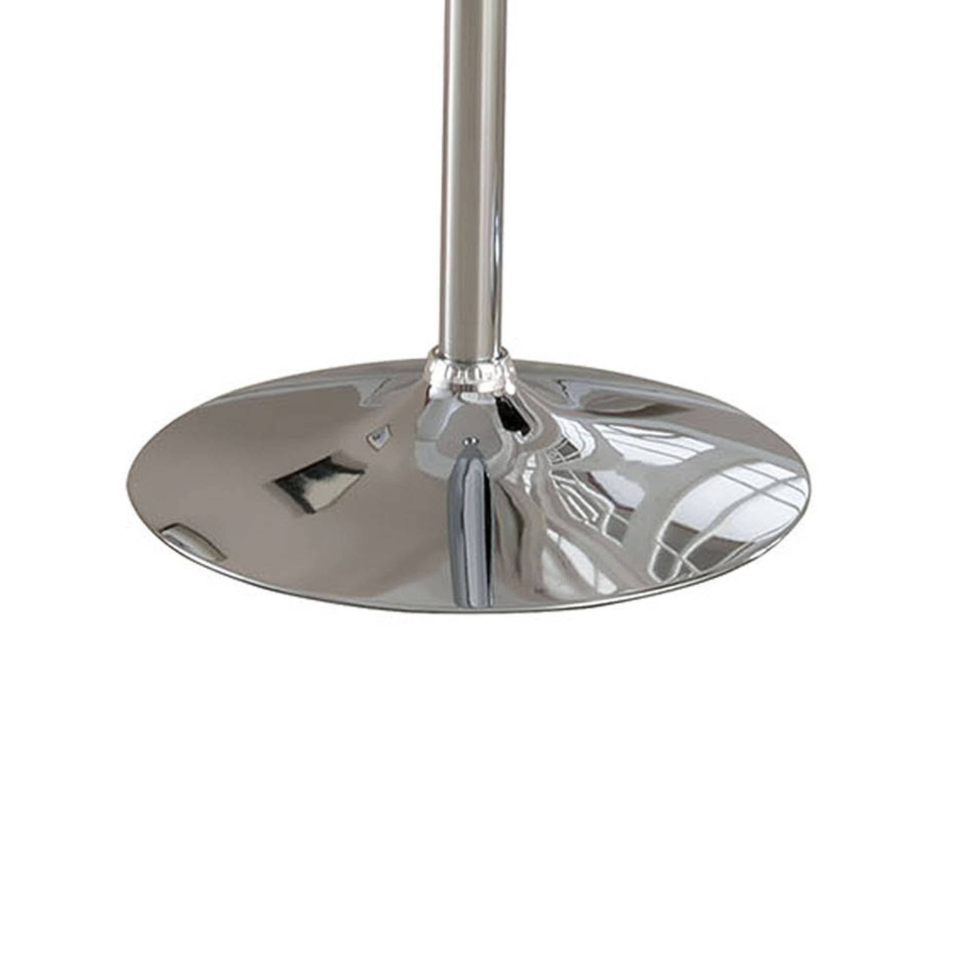 White Wood and Metal Bar Table J210012