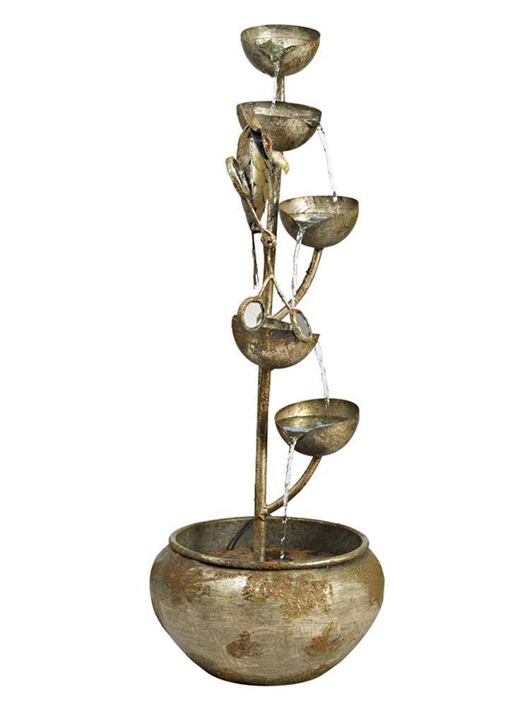 Metal Sculptural Owl Fountain C807