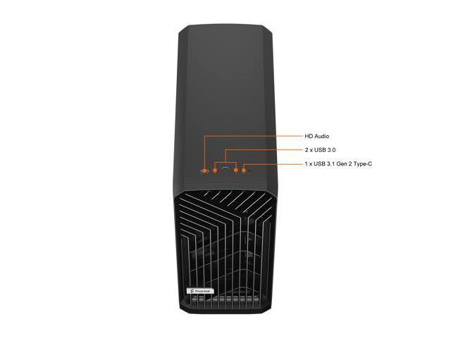 Black ATX Mid Tower Computer Case X654588