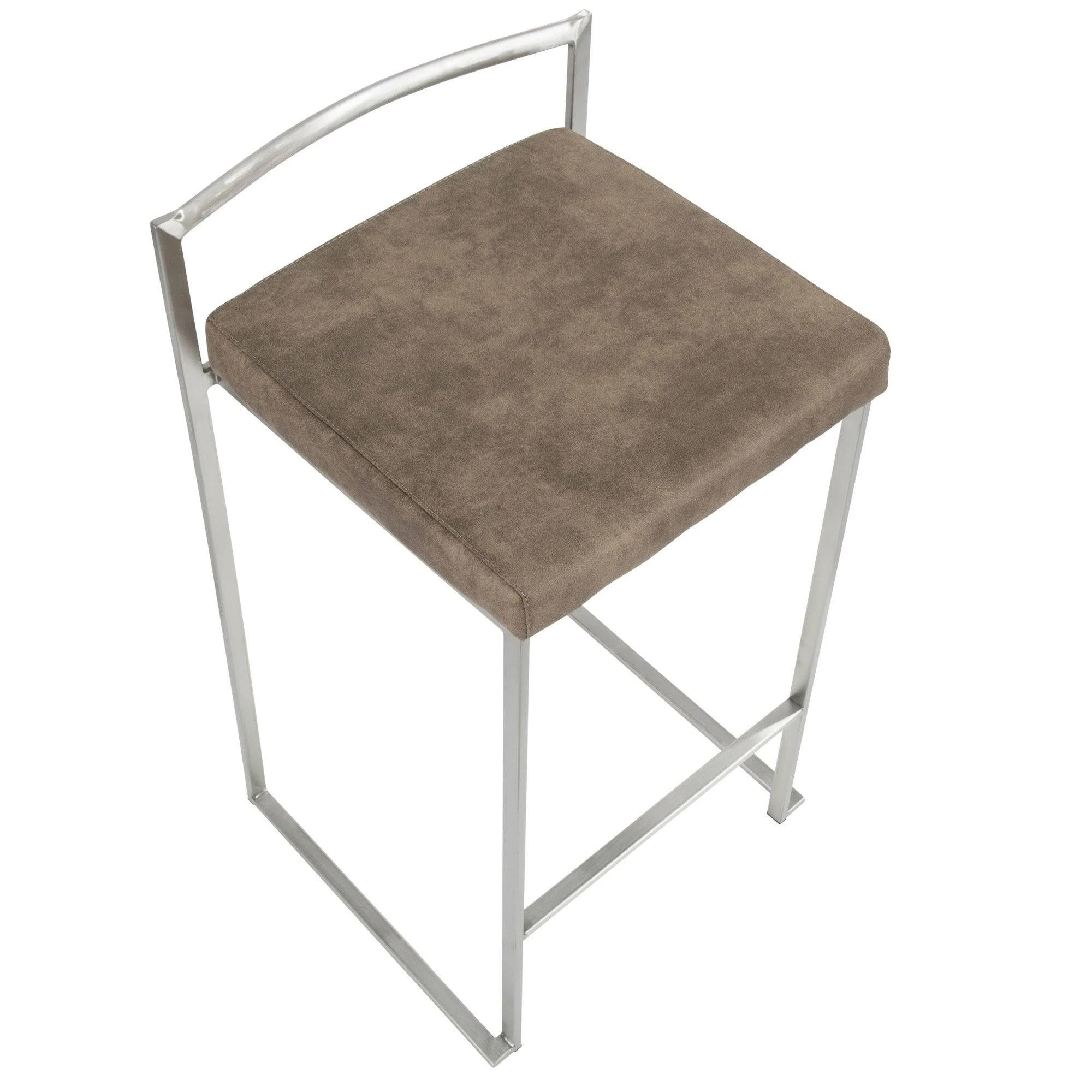 Black Counter Stool, Set of 2 M55010