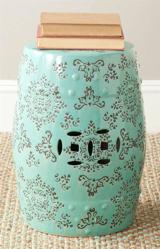 Blue Garden Stool K747581