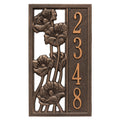 Oil Rubbed Bronze Vertical Address Plaque D5153