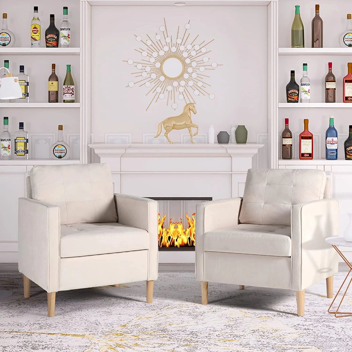 Grey Accent Arm Chair Y1370