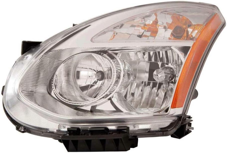 Passenger Side Halogen Headlight Assembly for Nissan Rogue 2009 2010 L398954