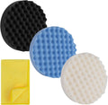3M Foam Compounding and Polishing Pads Kit, 8 inch, with Microfiber Cloth Pack of 2 U8136