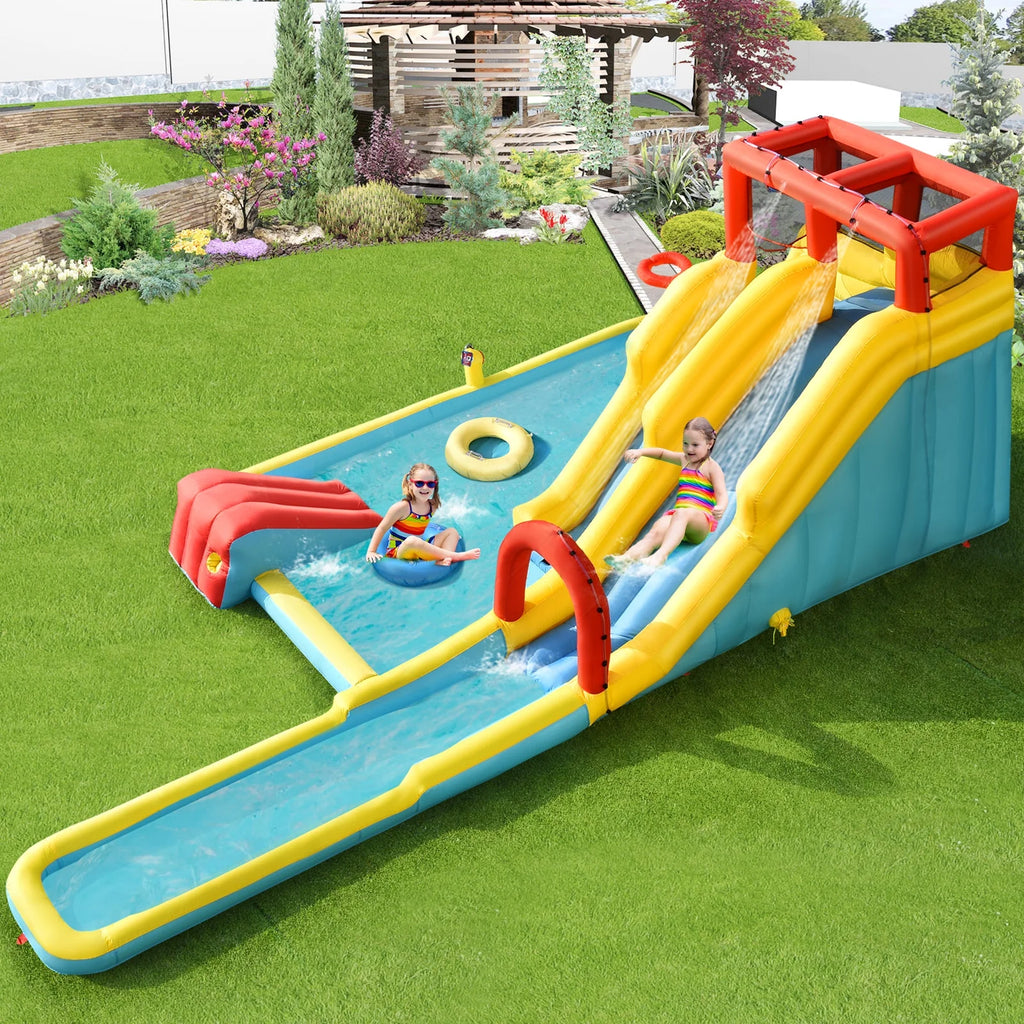 7 in 1 Inflatable Dual Slide Water Park Bouncer T420
