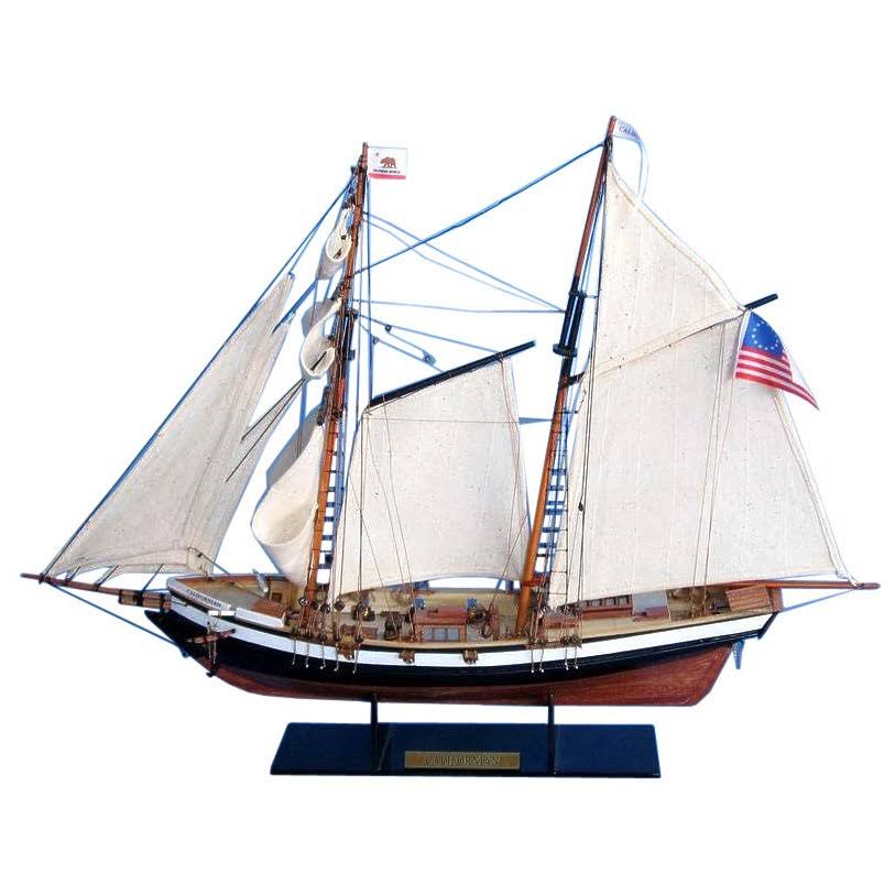 24 inch Wooden Tall Ship Model V948