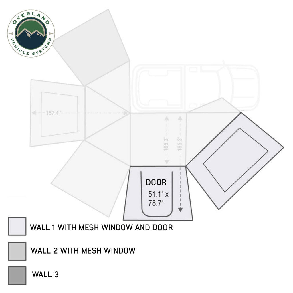 Awning 270 Passenger Side Wall 1 With Door and Window U775367