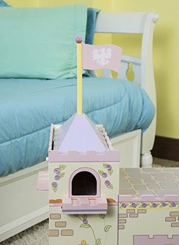 Wooden Fairytale Castle on Lazy Susan I2136