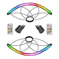 Pair of LED Lotus Petal Fans U698957