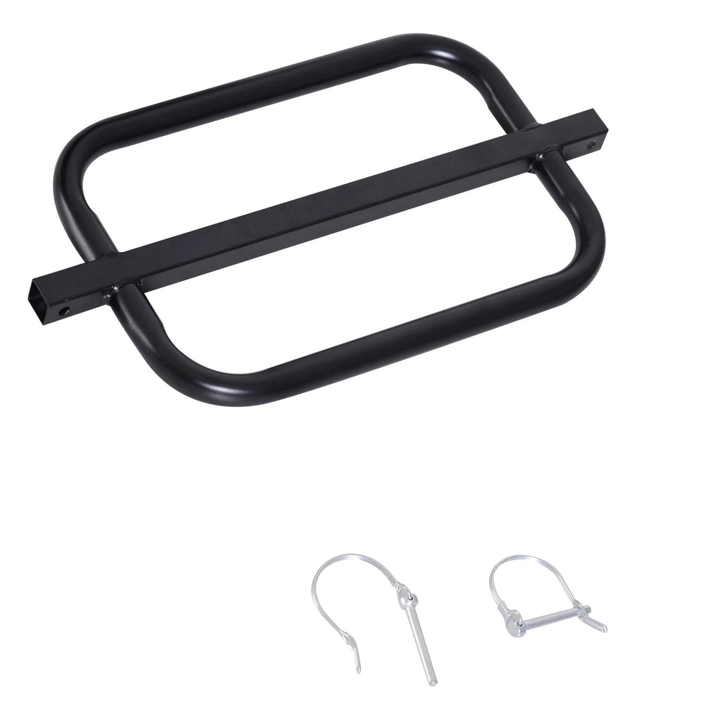 Folding Bike Cargo Trailer Cart with Seat Post Hitch W982454